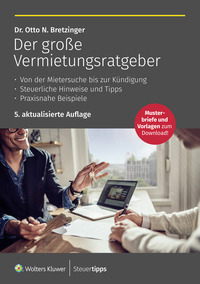 Vorderes Coverbild Der große Vermietungsratgeber