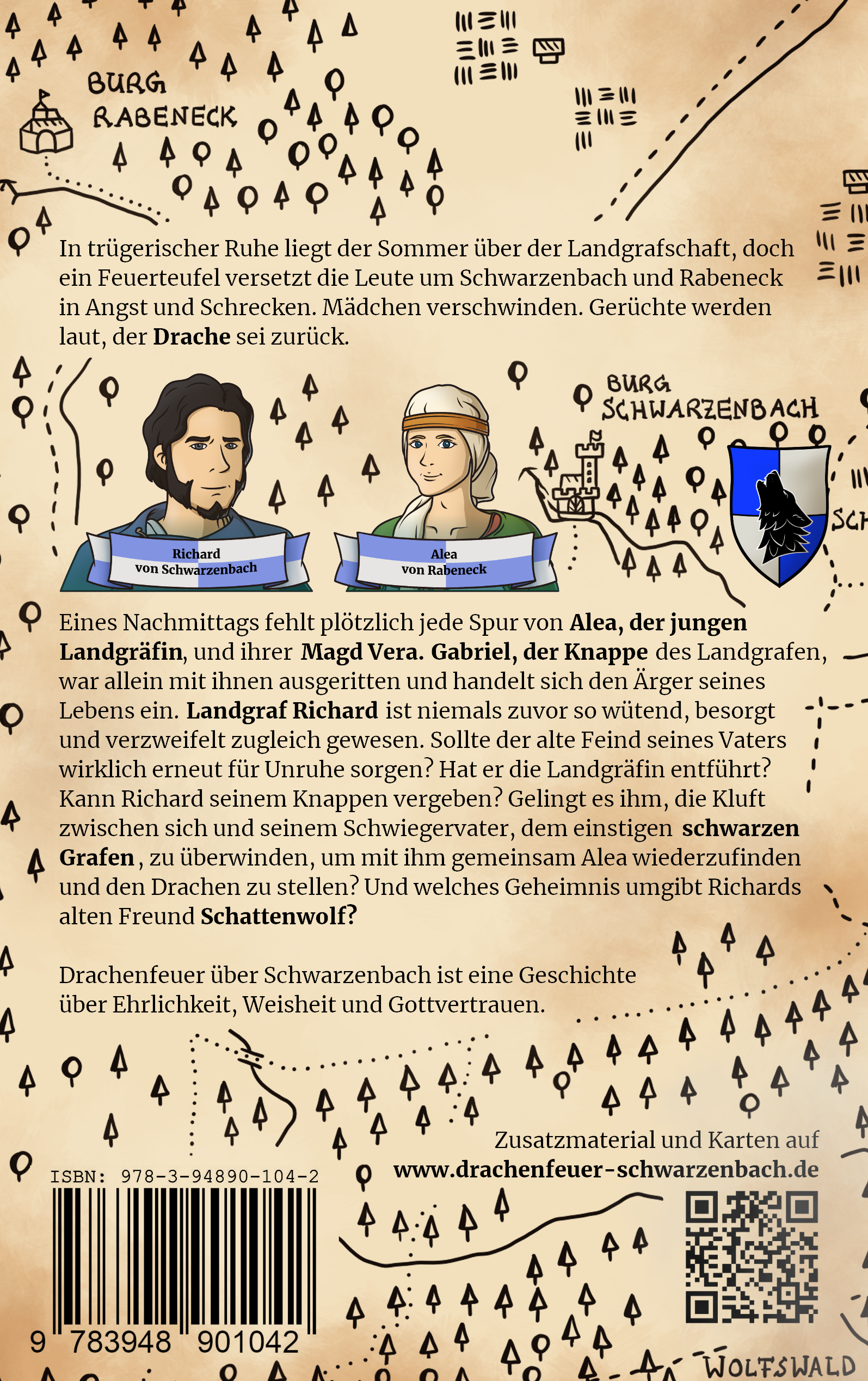 Rückseitencover Drachenfeuer über Schwarzenbach