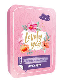 Vorderes Coverbild Lovely You - Sprüchekarten #BeHappy