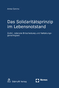 Vorderes Coverbild Das Solidaritätsprinzip im Lebensnotstand