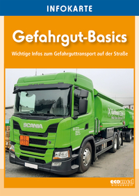 Vorderes Coverbild Infokarte Gefahrgut-Basics