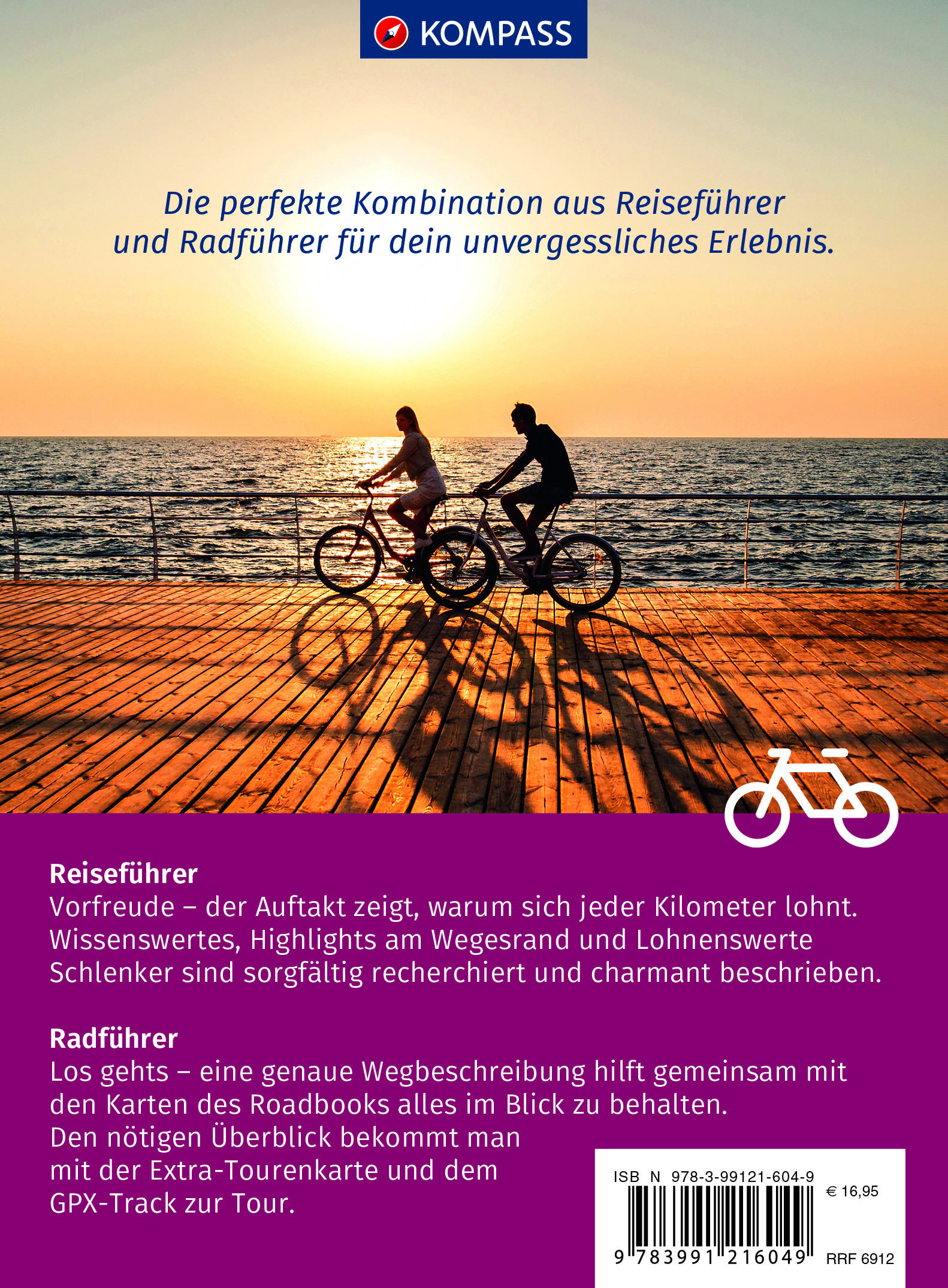 Rückseitencover KOMPASS Radreiseführer RuhrtalRadweg