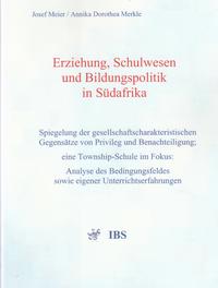 Vorderes Coverbild Erziehung, Schulwesen und Bildungspolitik in Südafrika