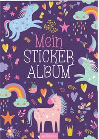 Vorderes Coverbild Mein Stickeralbum – Einhörner