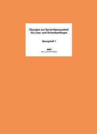 Vorderes Coverbild Übungen zur Sprachbewusstheit für Lese- und Sprachanfänger - Übungsheft 1
