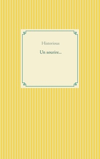 Vorderes Coverbild Un sourire...