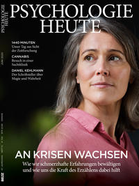 Vorderes Coverbild Psychologie Heute 6/2020: An Krisen wachsen