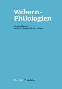 Vorderes Coverbild Webern-Philologien