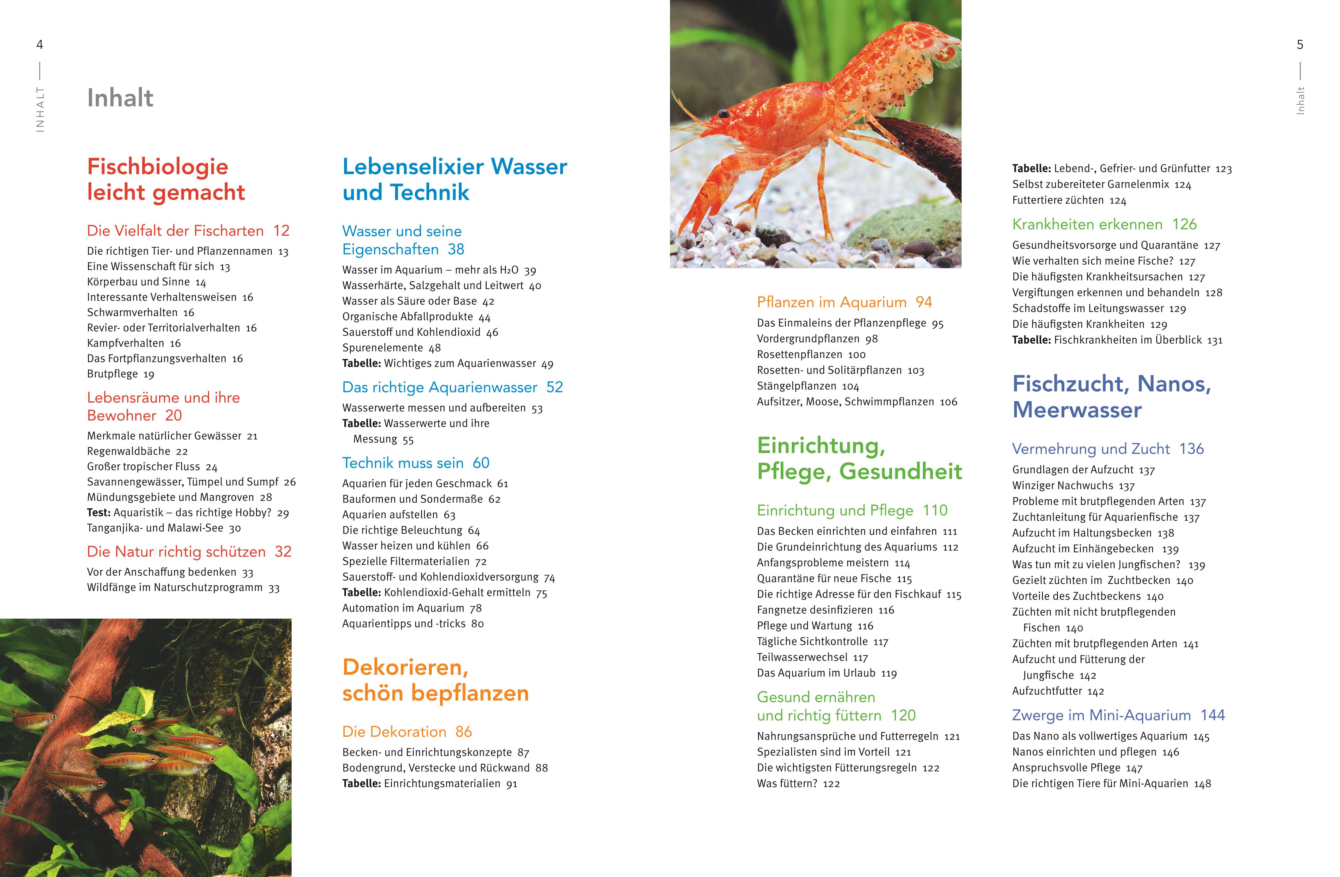 Beispielinhalt (Bild) Praxishandbuch Aquarium