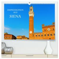Vorderes Coverbild Impressionen aus Siena (hochwertiger Premium Wandkalender 2025 DIN A2 quer), Kunstdruck in Hochglanz