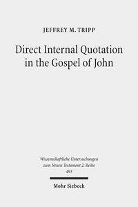 Vorderes Coverbild Direct Internal Quotation in the Gospel of John