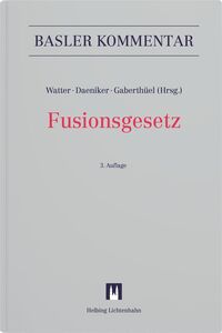 Vorderes Coverbild Fusionsgesetz (FusG)