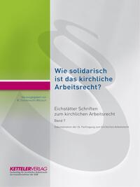 Vorderes Coverbild Eichstätter Schriften zum kirchlichen Arbeitsrecht 2022