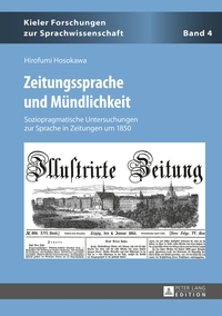 Vorderes Coverbild Zeitungssprache und Mündlichkeit