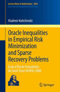 Vorderes Coverbild Oracle Inequalities in Empirical Risk Minimization and Sparse Recovery Problems