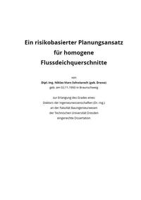 Vorderes Coverbild Ein risikobasierter Planungsansatz für homogene Flussdeichquerschnitte