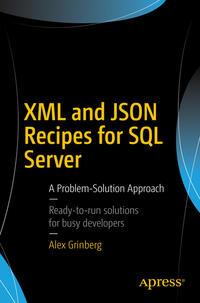 Vorderes Coverbild XML and JSON Recipes for SQL Server