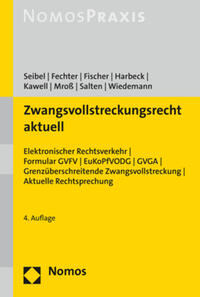 Vorderes Coverbild Zwangsvollstreckungsrecht aktuell