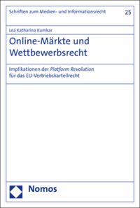 Vorderes Coverbild Online-Märkte und Wettbewerbsrecht