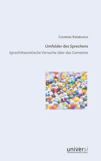 Vorderes Coverbild Umfelder des Sprechens