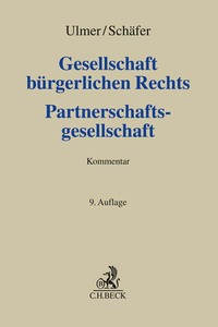Vorderes Coverbild Gesellschaft bürgerlichen Rechts und Partnerschaftsgesellschaft. GbR, PartG