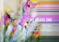 Vorderes Coverbild "We Share One / Wir sind Eins" - Bild,/Gedicht Kombinationen