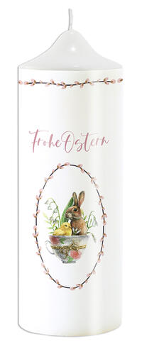 Vorderes Coverbild Osterkerze »Frohe Ostern«