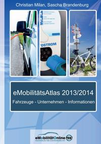 Vorderes Coverbild eMobilitätsAtlas 2013/2014