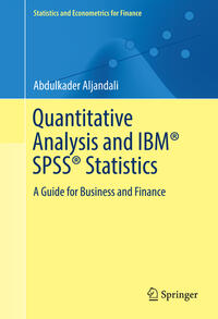 Vorderes Coverbild Quantitative Analysis and IBM® SPSS® Statistics