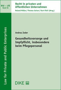 Vorderes Coverbild Gesundheitsvorsorge und Impfpflicht, insbesondere beim Pflegepersonal