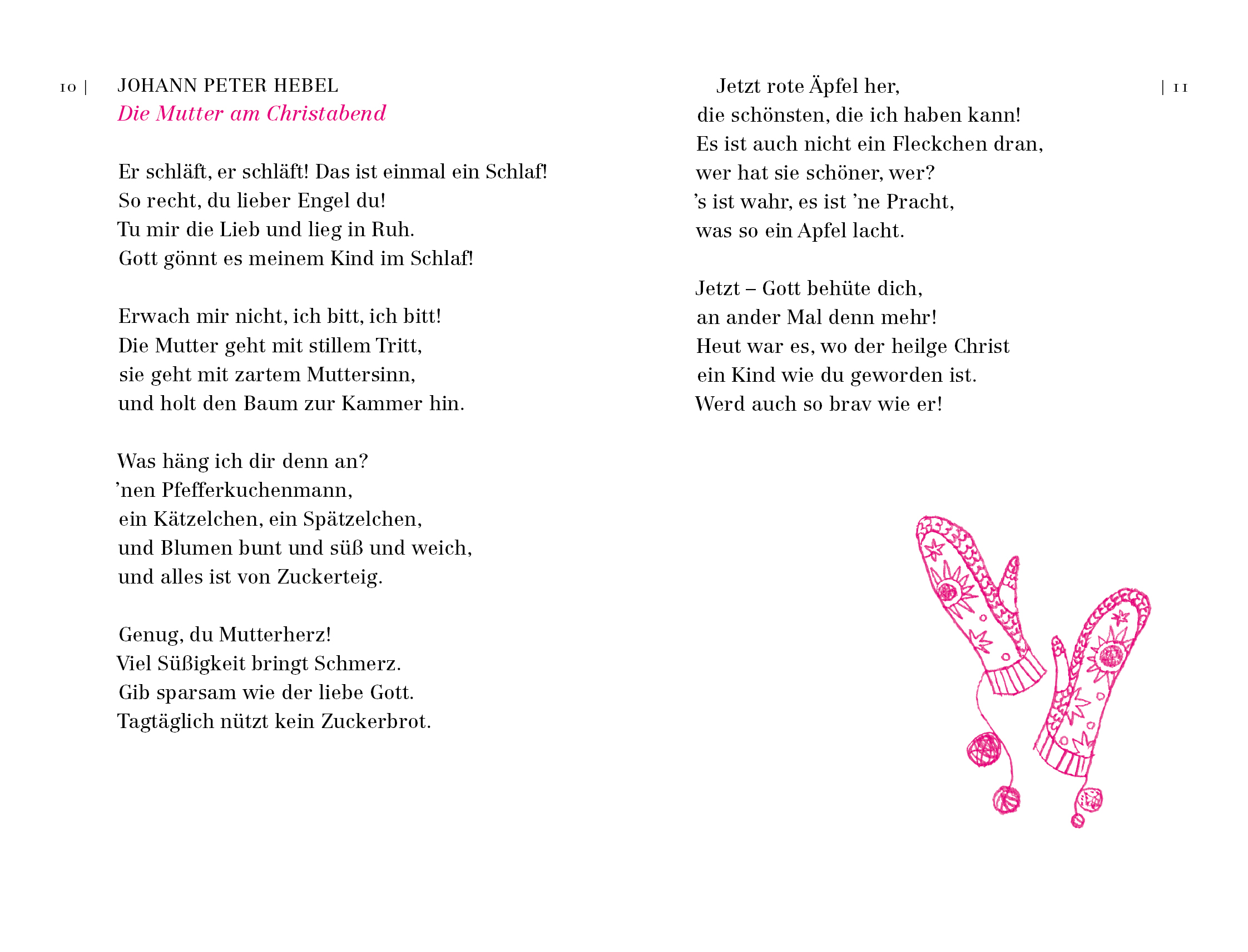 Beispielinhalt (Bild) Von drauß' vom Walde