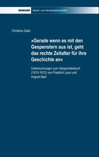 Vorderes Coverbild Gerade wenn es mit den Gespenstern aus ist, geht das rechte Zeitalter für ihre Geschichte an