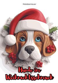 Vorderes Coverbild Hunde im Weihnachtsschmuck