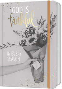 Vorderes Coverbild God is faithful in every season – Notizbuch