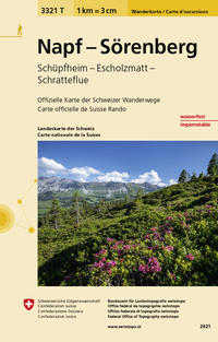 Vorderes Coverbild 3321T Napf - Sörenberg Wanderkarte