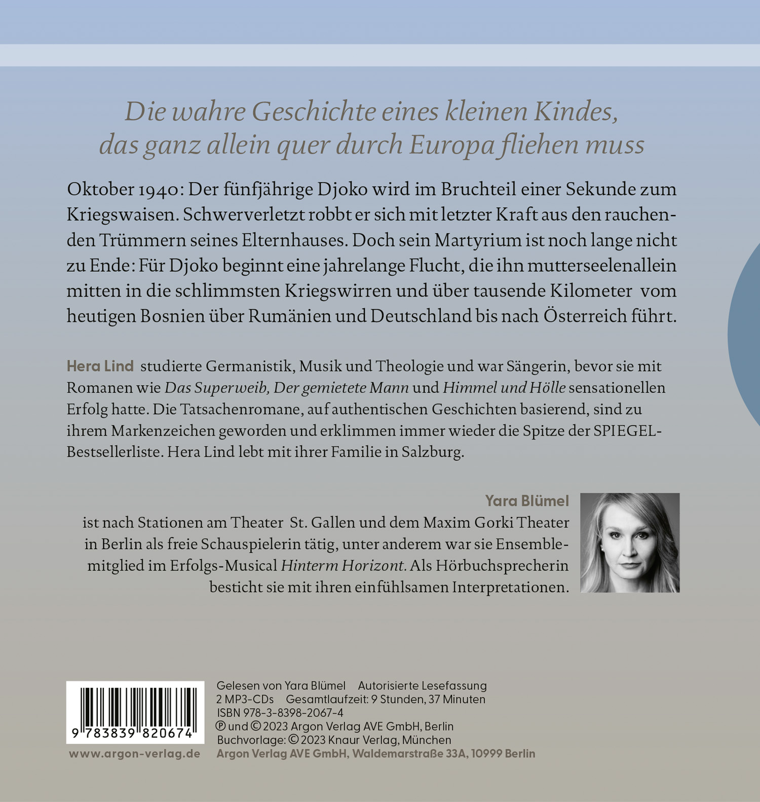Rückseitencover Das einzige Kind