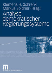 Vorderes Coverbild Analyse demokratischer Regierungssysteme
