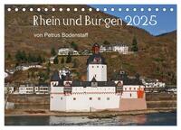 Vorderes Coverbild Rhein und Burgen (Tischkalender 2025 DIN A5 quer), CALVENDO Monatskalender