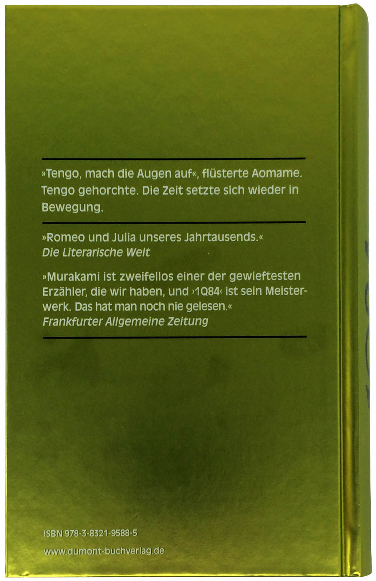 Rückseitencover 1Q84. Buch 3