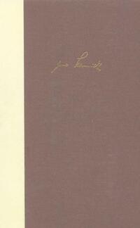 Vorderes Coverbild Bargfelder Ausgabe. Werkgruppe III: Essays und Biographisches