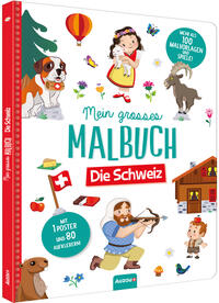 Vorderes Coverbild Mein grosses Malbuch: Die Schweiz