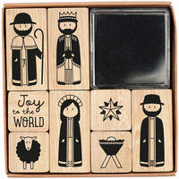Vorderes Coverbild Stempel-Set Krippe