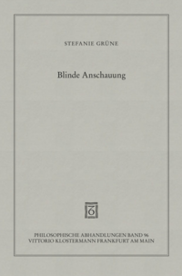Vorderes Coverbild Blinde Anschauung