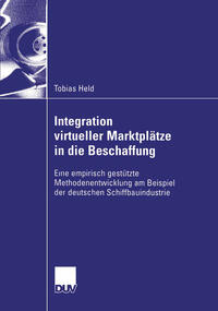Vorderes Coverbild Integration virtueller Marktplätze in die Beschaffung