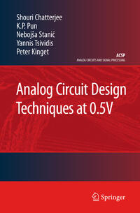 Vorderes Coverbild Analog Circuit Design Techniques at 0.5V