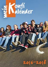 Vorderes Coverbild mein Konfikalender 2016-2018