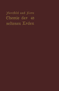 Vorderes Coverbild Chemie der seltenen Erden