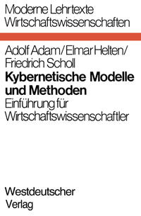 Vorderes Coverbild Kybernetische Modelle und Methoden