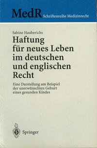 Vorderes Coverbild Haftung für neues Leben im deutschen und englischen Recht