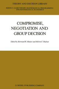Vorderes Coverbild Compromise, Negotiation and Group Decision
